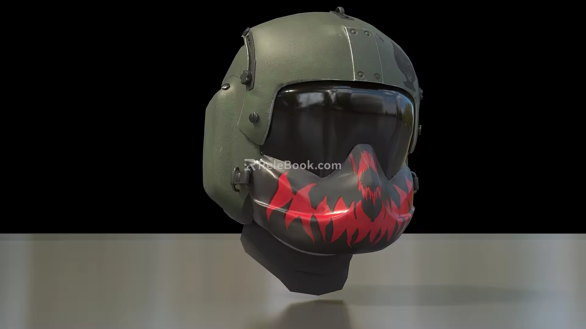 Pilot Helmet Flight Helmet Flying Helmet Low Face Number Low Model Simple Model Game Sub-era Film and Television Level Super Realistic High Precision 3d model