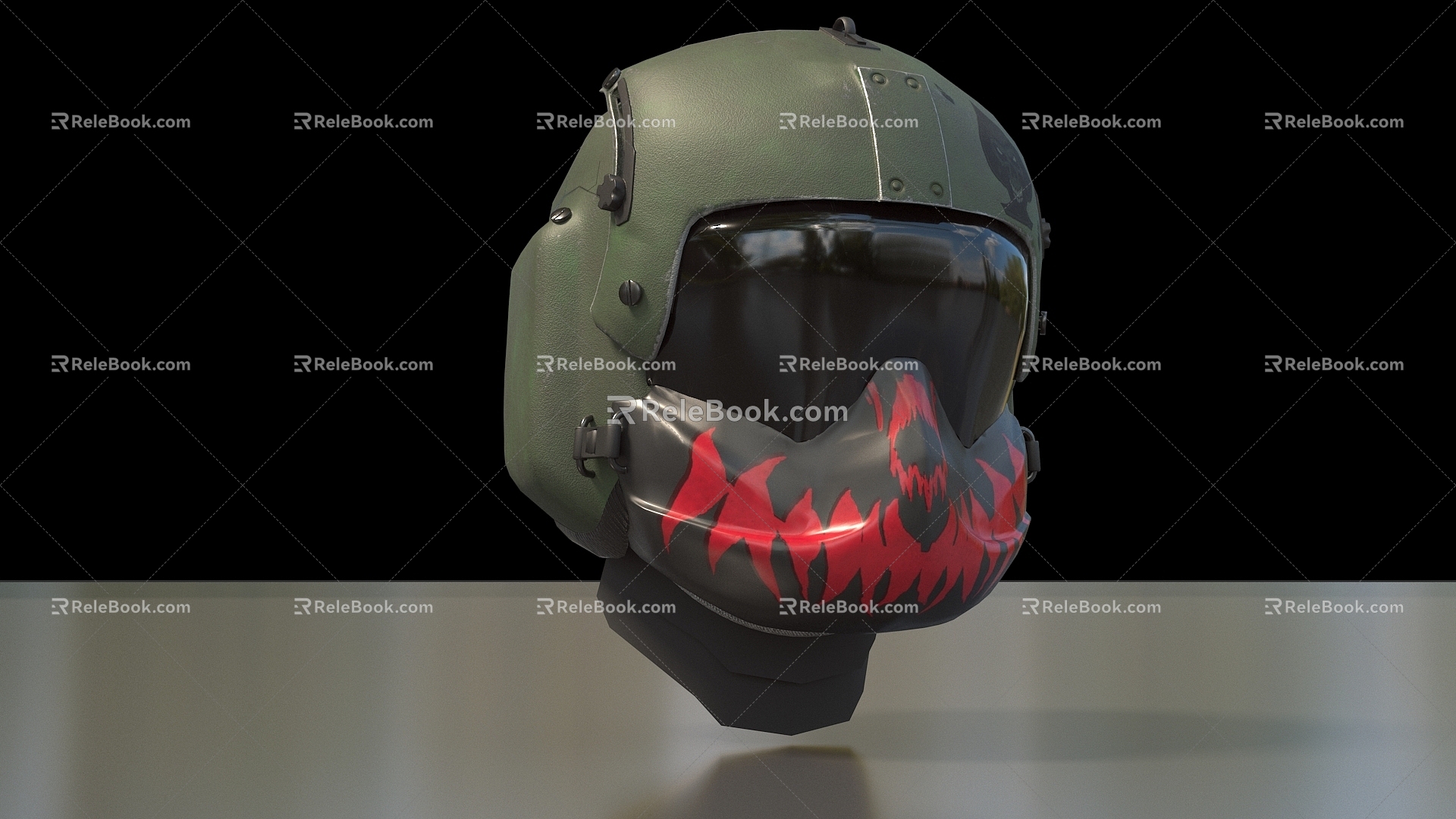 Pilot Helmet Helmet Flight Helmet Flying Helmet Low Face Number Low Model Simple Model Game Sub-era Film and Television Level Super Realistic High Precision 3d model