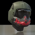 Pilot Helmet Flight Helmet Flying Helmet Low Face Number Low Model Simple Model Game Sub-era Film and Television Level Super Realistic High Precision 3d model