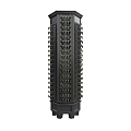 Eyewear Store Organized White Multi Tiered Display Tower With Various Sunglasses