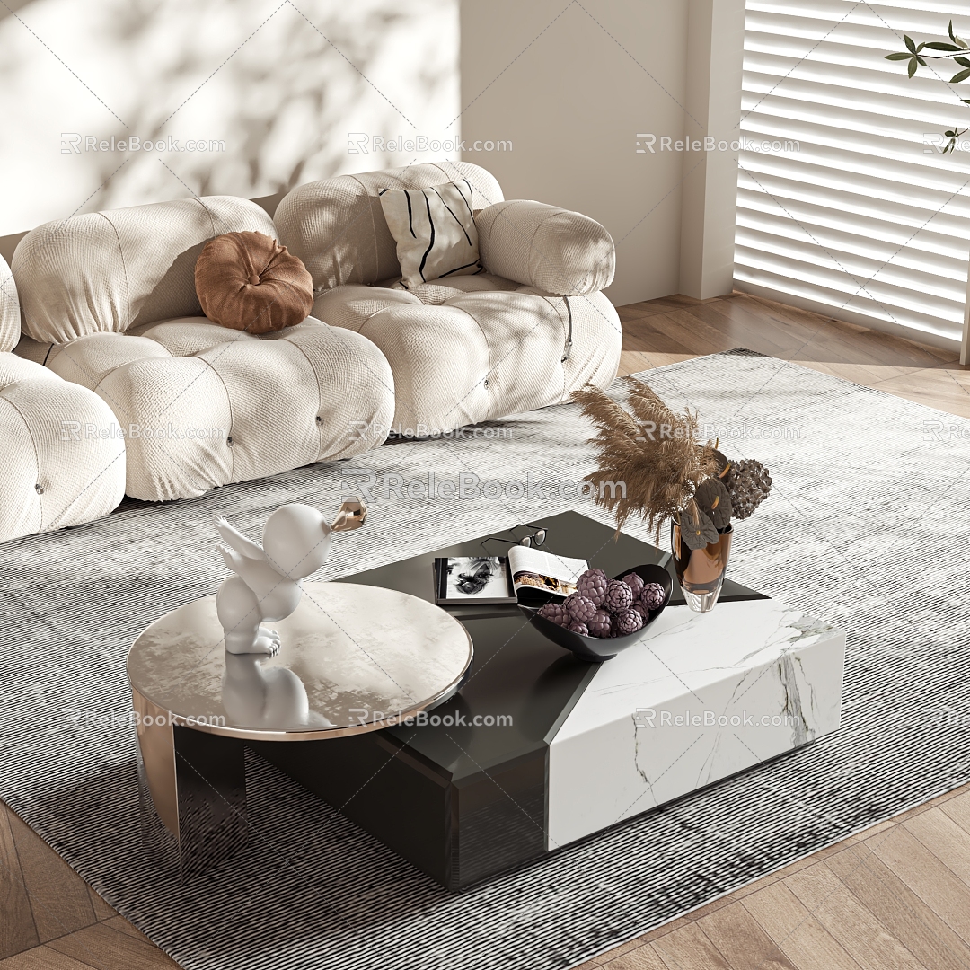 Style coffee table model