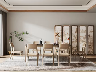 New Chinese Restaurant 3d model