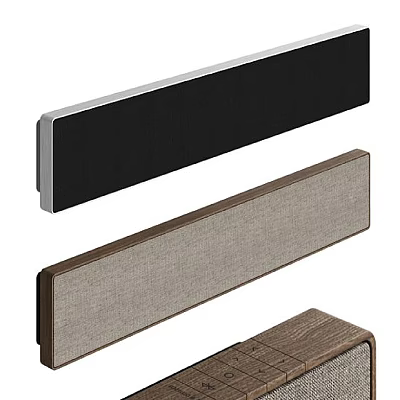 Premium Soundbar Home Audio Systems Featuring Modern Design Wooden Frame And Soft Fabric Mesh 3d model