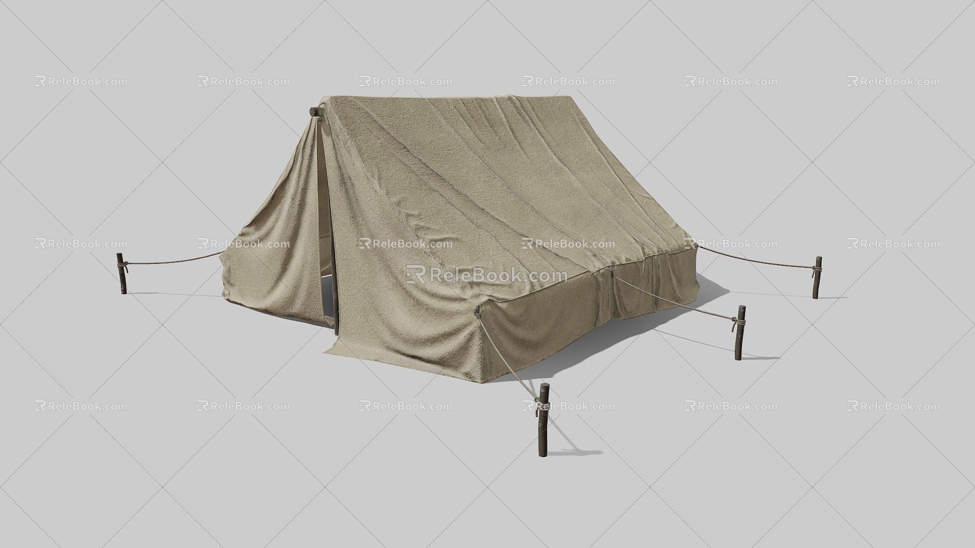 Military Tent Weapons model