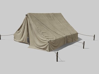 Military Tent Weapons model