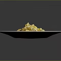 Creamy Fettuccine Pasta Topped With Fresh Herbs Served On White Plate For Flavorful Meal