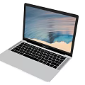 Sleek Silver ASUS VivoBook Laptop With Ocean Wave Display And Metal Body Design