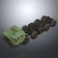 Heavy Duty Military Vehicle Truck Chassis With Multi Wheel Design Structure