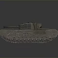 Heavy Duty Military Tank With Armored Body Tracked Wheels Mesh Protection And Turret Antenna