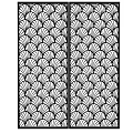 Decorative Room Partition With Scallop Pattern Laser Cut Design For Home Interior 3d model