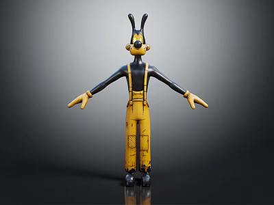 Modern game character Mickey Mouse cartoon character 3d model Modern game character Mickey Mouse cartoon character 3d model