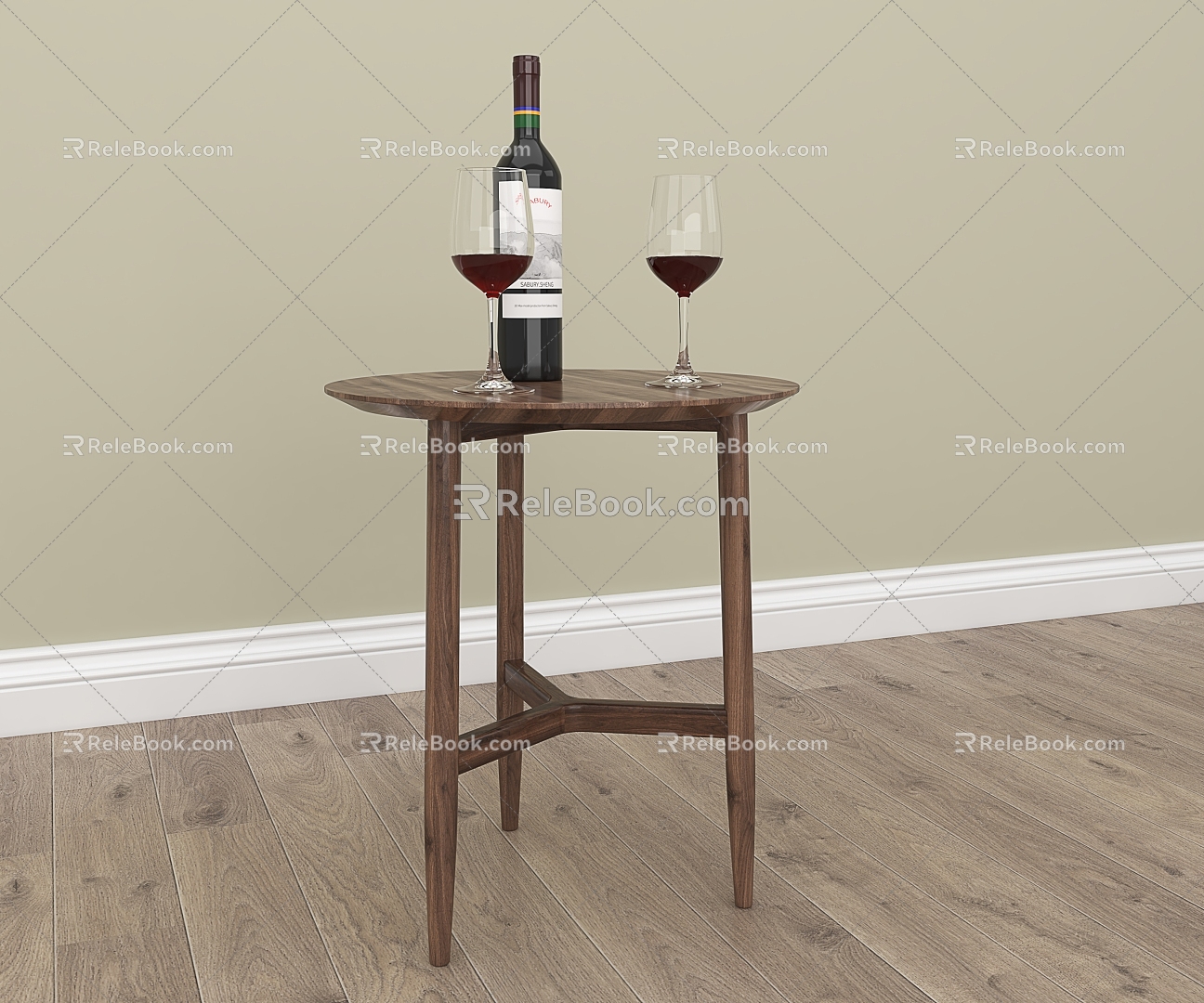 Corner Table Nordic Simple Round Table Sofa Side Table Home Living Room Creative Small Round Table 3d model