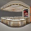 Light Luxury Jewelry Store 3d model