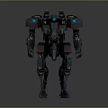 Mech Warrior Mech Soldier Machine Battlearm Mechanical Battlearm Machine Fighter Robot 3d model
