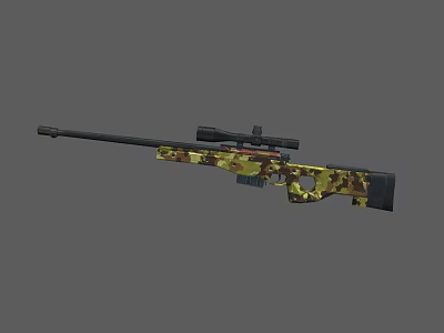 Modern sniper rifle long-range strike military equipment game equipment film and television equipment 3d model