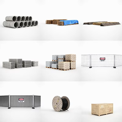 Jianou Coil Building Materials 3d model Jianou Coil Building Materials 3d model