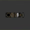 Camouflage Military Truck With Large Black Equipment Multiple Wheels And Functional Design For Military Use