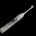 Tech Exhibition Hall Showcasing Modern Electric Toothbrush With Advanced Design And Features 3d model