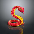 snake cobra venomous snake python reptile cold-blooded animal reptile 3d model
