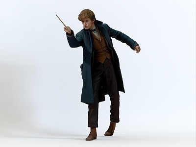 Man Fantastic Beasts Where Figure The Sorcerer Newt Scamander Harry Potter Movie Figure Character Man Male model