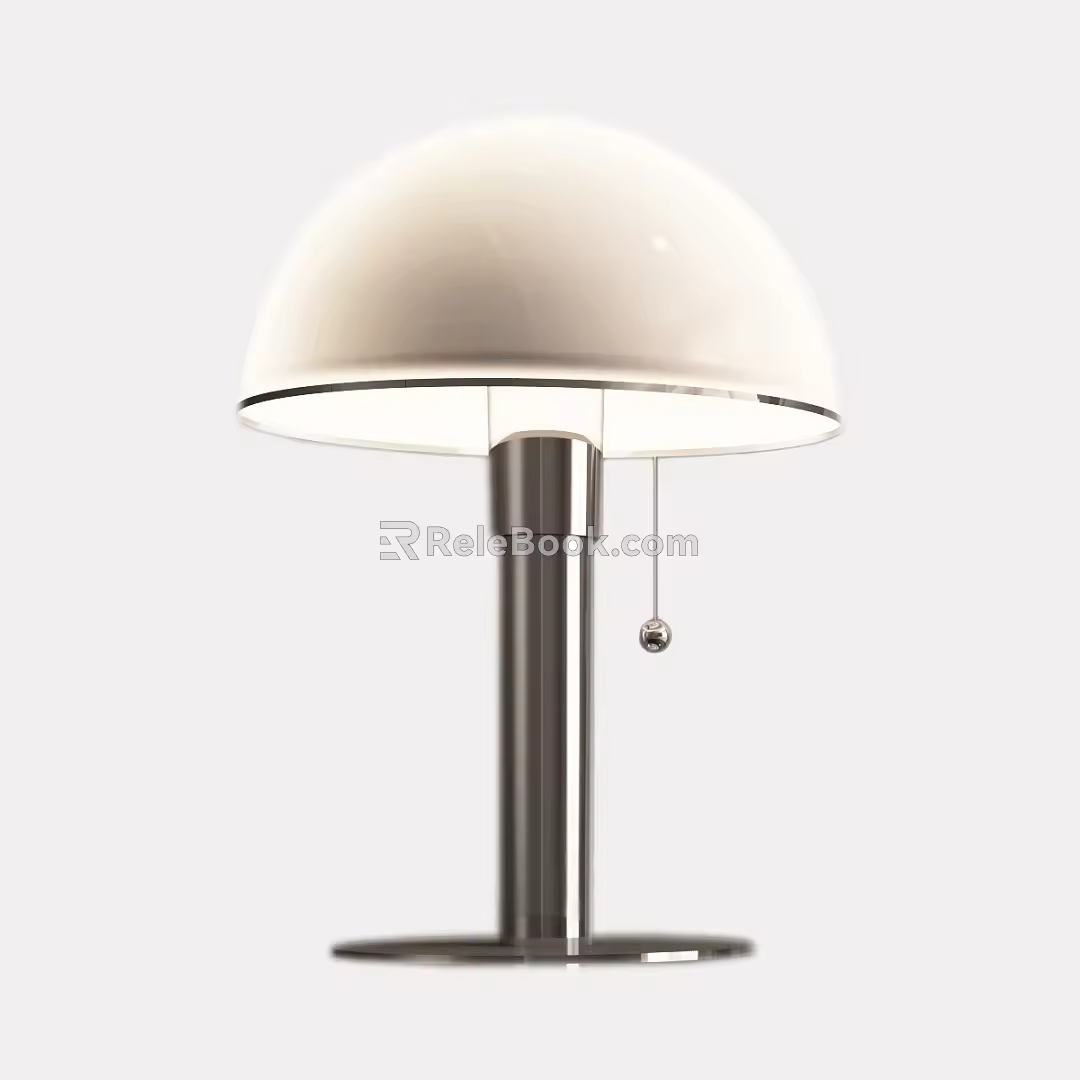 Modern Table Lamp Bauhaus Table Lamp Chrome Table Lamp 3d model