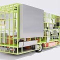 RV Structure RV Interior Display Car 3d model