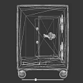 Safe deposit box 3d model
