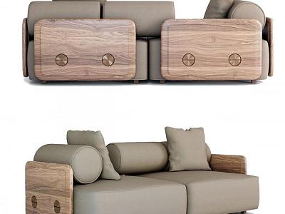 Double sofa model