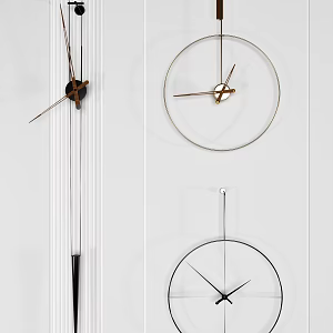 Light Luxury Clock 3d model