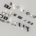 Modern Downlights and Spotlights With Various Styles Black White Finishes and Sleek Designs