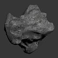 Natural Raw Stone With Rough Surface And Textured Irregular Shape For Decoration