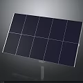 High Efficiency Solar Panel Electric Appliance For Clean Renewable Energy Generation 3d model