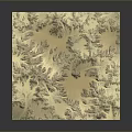 Square 3D Terrain Landscape With Light Brown Beige Textures And Irregular Undulations