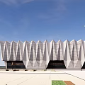 Cultural Center Architecture Art Center Architecture Gymnasium Architecture 3d model