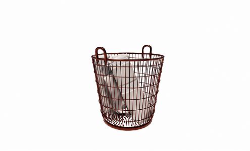 Modern Storage Basket Bath Towel Basket 3d model