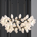 Light Luxury Crystal Chandelier 3d model