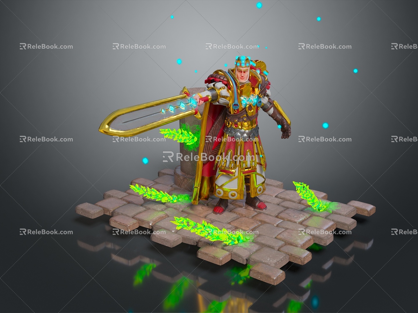 Western Samurai Western Warrior Western Hero Western Warrior Knight Hero Ancient Warrior Paladin 3d model