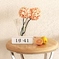 Modern Round Side Tables In Living Room With Decorations