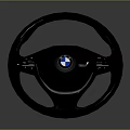 Premium Automotive Steering Wheel Part With BMW Logo And Leather Surface Design