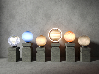 Modern Landscape Lights Planet Landscape Lights Star Planet Outdoor Lights Lawn Lights Lawn Street Lights Garden Outdoor Floor Lights Garden Lights 3d model