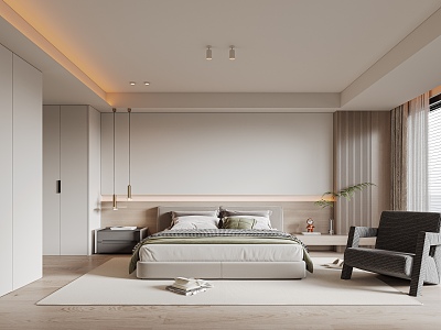 Modern Bedroom 3d model