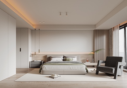 Modern Bedroom 3d model