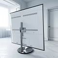 Modern Computer Monitor With Sleek Design High Definition Display And Stylish Stand For Home Office