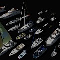 Yacht Collection V2 3d model