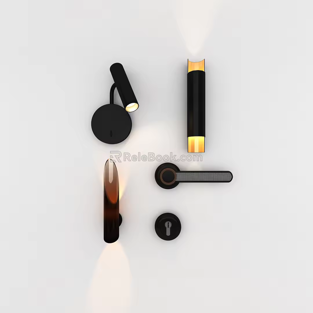 Modern wall lamp 3d model