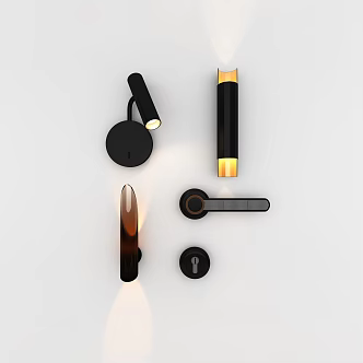 Modern wall lamp 3d model
