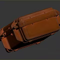 Durable Orange Protective Storage Case With Secure Latches And Brand Label