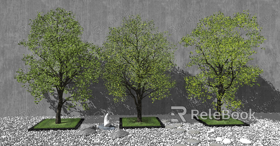 Modern Tree Landscape Tree model