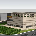 Modern Super Mall Building Exterior With Surrounding Greenery And Multi Storey Structure