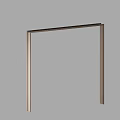 Modern Metal Door Arch Frame For Home Interior Design And Decor 3d model
